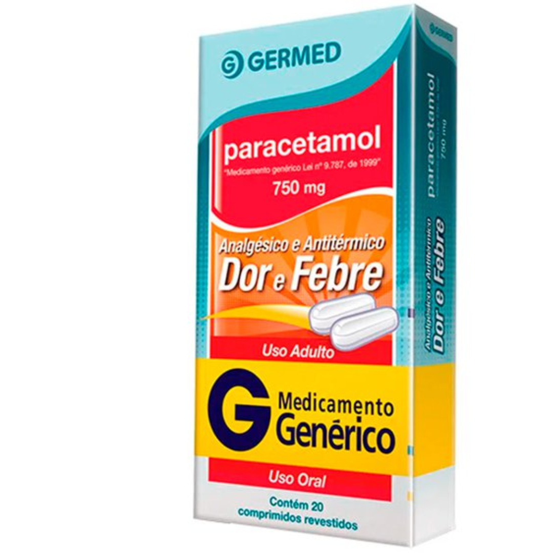 PARAMOL 750MG COM 20 COMPRIMIDOS